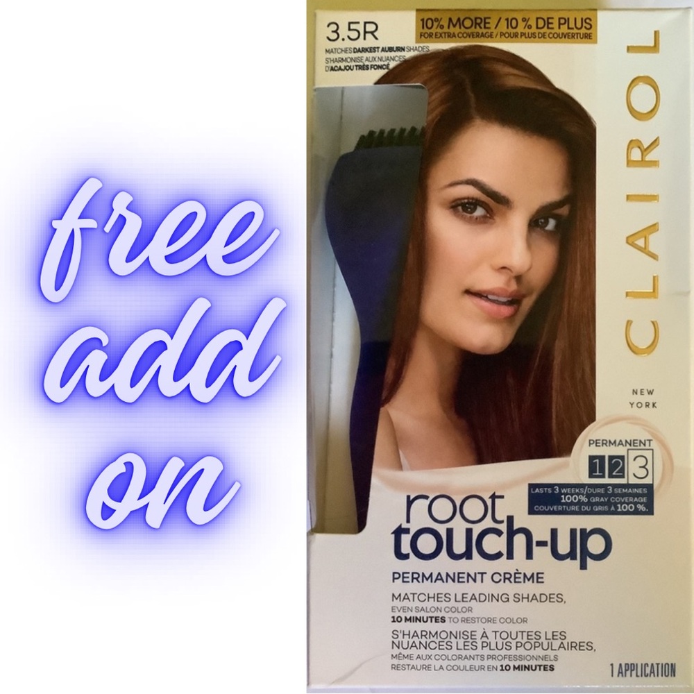 Clairol root touch up, NIB, 3.5R matches darkest auburn shades